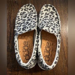 Hey dude Misty woven cheetah grey womens 9